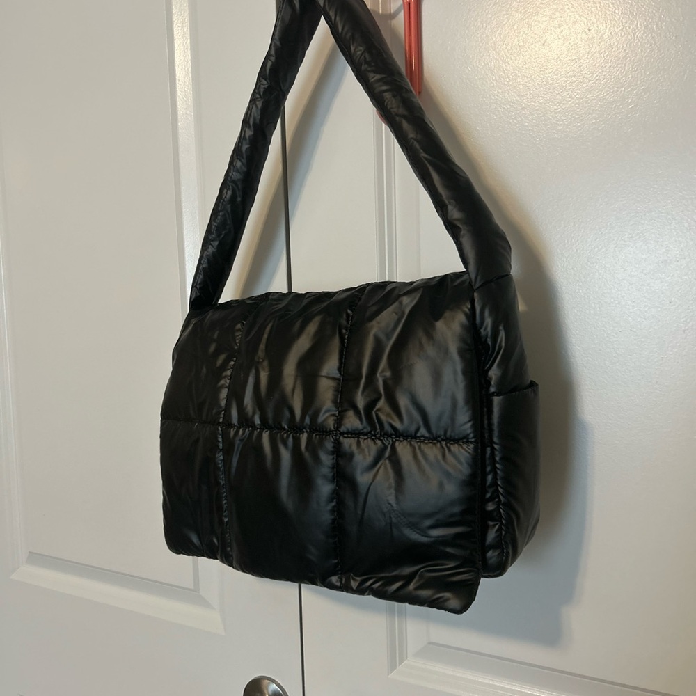 Black Quilted Shoulder Bag